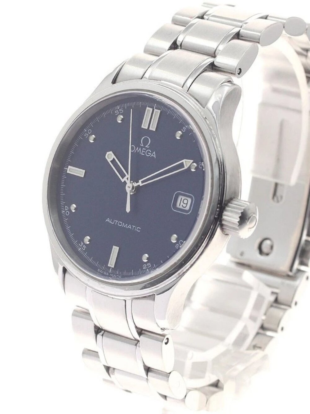 OMEGA Classic 5203.80 Date Navy Dial Automatic Men's Watch_956464